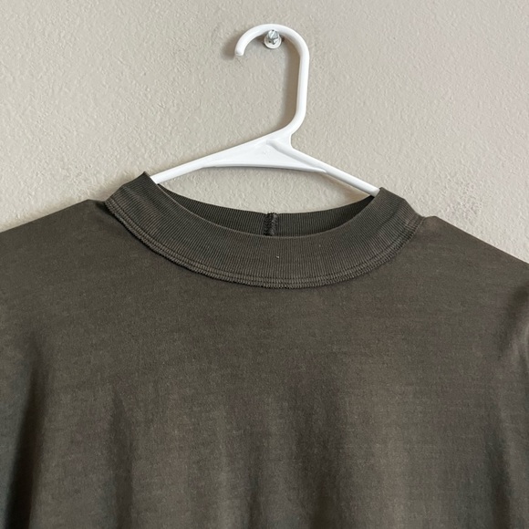 WE THE FREE Be Free Tunic T-Shirt long sleeve lightweight olive green small - Picture 3 of 5